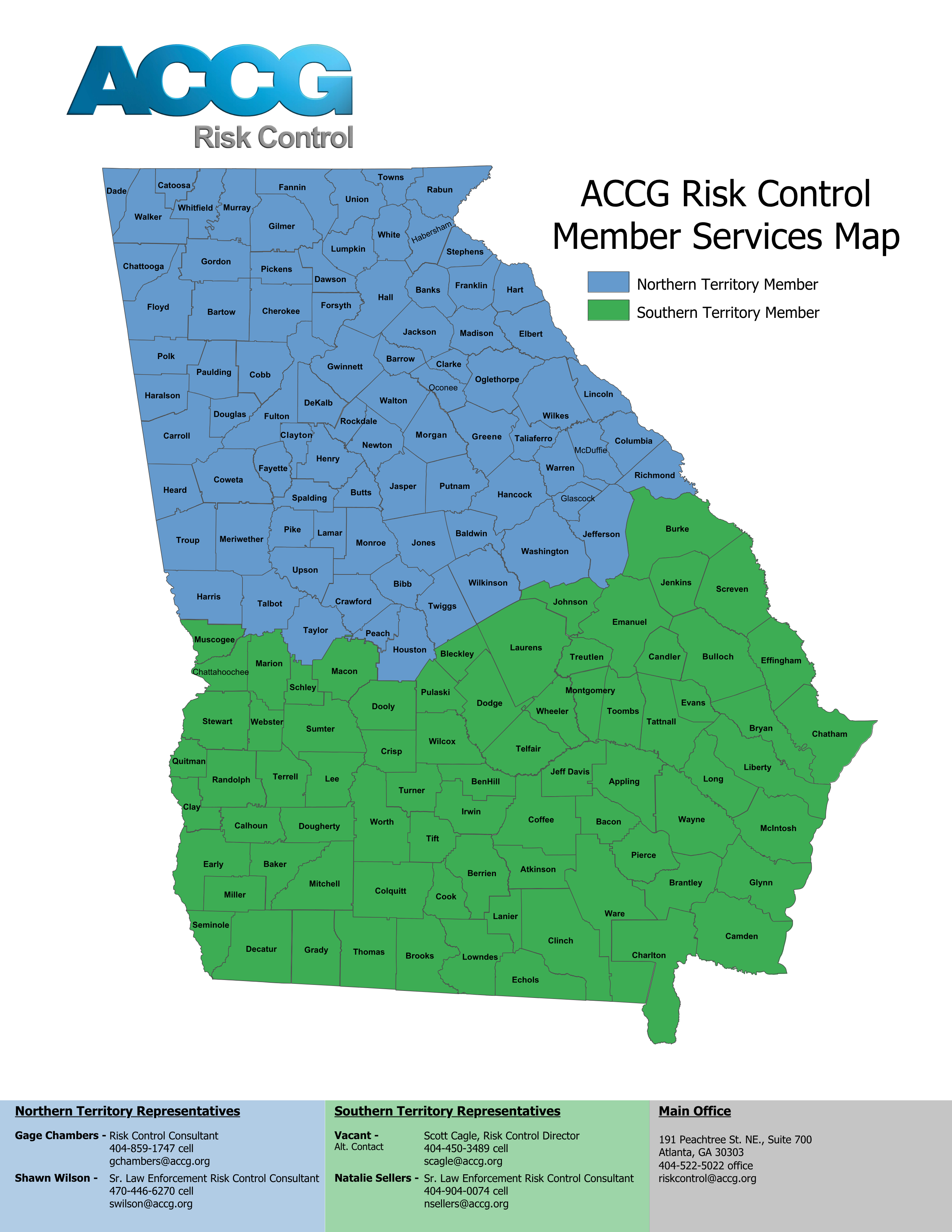 ACCG Risk Control Territory Map 2026